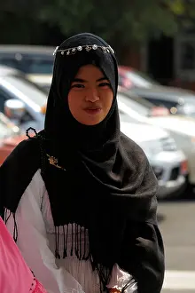 Rituals Prints: muslim girl wearing hijab, islamic wedding, muslim community, bangkok, Thailand
