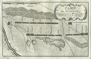 N/A. English: Edited topographic map of the camps