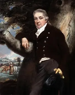 N/A. English: Edward Jenner on a tree Deutsch: Edward Jenner in einem Baum