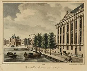 Hand Colored Prints: N/A. Nederlands: Beschrijving Koninklijk Museum te Amsterdam Het Trippenhuis (Rijksmuseum)