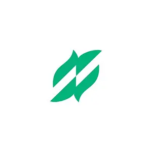 Health Icon Prints: N Leaf Natural Logo SImple