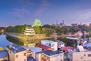 Images Dated 20th December 2015: Nagoya, Japan cityscape and castle