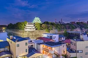 Images Dated 20th December 2015: Nagoya, Japan cityscape and castle