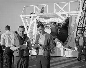 Astronaut Prints: NASA Gemini-Titan 3 prime crew astronauts Gus Grissom (left)