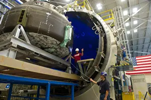 Instrumentation Prints: NASA tested the Composite Crew Module at Marshall Space Flight Center under simulated space vacuum conditions