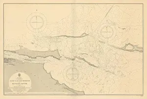 Aids Prints: Nassau New Providence Bahamas Paradise Island ADMIRALTY chart 1842 (1914) map