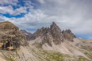 Dolomites Prints: Nasty weather with dark clouds in the Dolomites