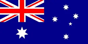 Overseas Prints: The national flag of the world, Australia