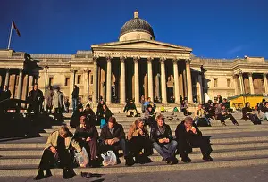 National Gallery Prints: National Gallery - Trafalgar Square - London