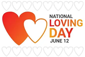 National Loving Day. June 12. Vector illustration Suitable for greeting card, poster and banner