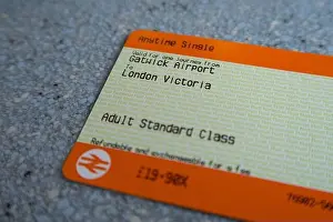 A National Rail Ticket from Gatwick Airport to London Victoria, Gatwick Express, London