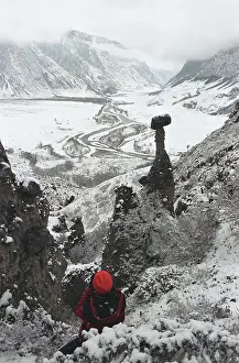 Altay Prints: Natural Boundary Akkurum Stone Mushrooms Altai Russia