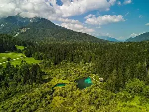 Julian Prints: Nature Landscape in Slovenia, Julian Alps and Zelenci Springs