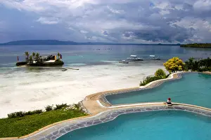 Nature resort on the island of Bohol Philippines