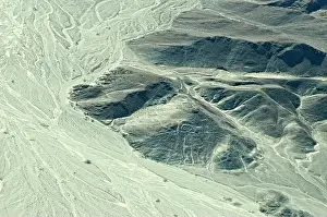 Pampa Prints: Nazca Lines Astronaut Peru