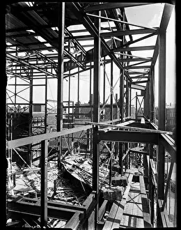 Building Site Prints: Nederlands: Beschrijving Kleine-Gartmanplantsoen 15-19 De bouw van het City Theater