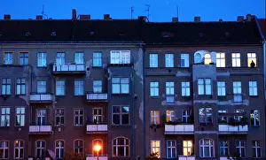 Building House Prints: Neglected old houses in Berlin, Germany