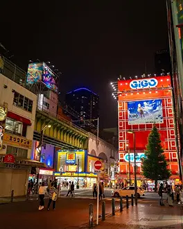 Geek Prints: Neon lights of Akihabara district, Tokyo - taken June 2023