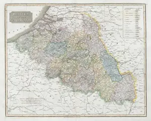 Divisions Prints: The Netherlands. 1st French Empire Belgium w/ 13 Départements. THOMSON 1830 map