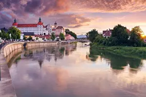 Neuburg an der Donau, Germany. Cityscape image of Neuburg an der Donau, Germany at summer sunset