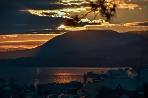 Water Reflection Prints: Neuchâtel lake, Switzerland