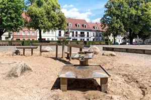 Berlin Prints: Neuer Markt (new market place) in the city of Neuruppin, Brandenburg, Germany