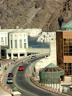Nevada Prints: Nevada Hoover Dam Lake Mead US 93 highway