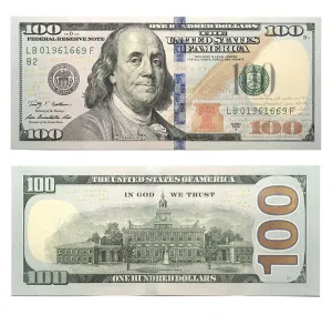 One Hundred Prints: New 100 US dollar banknotes