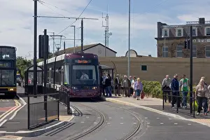 New Blackpool tram in Fleetwood