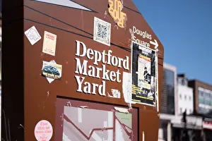 Stickers Prints: The new Deptford Market Yard by Deptford Station, London