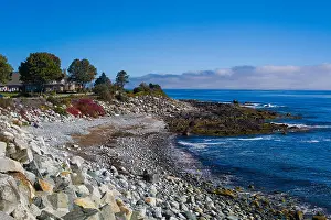 New Hampshire Prints: New Hampshire, coast view by Hampton Beach on Route 1A