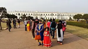 Opposite Prints: New Imambara in front at Hazarduari