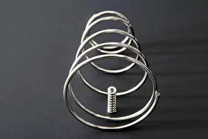 Construction Industry Prints: new metal springs texture background