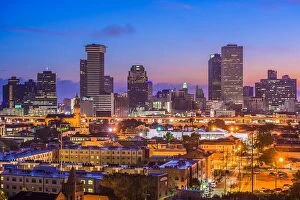 Images Dated 23rd August 2017: New Orleans, Louisiana downtown city skyline