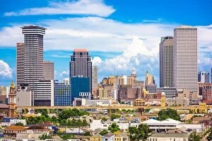 Images Dated 23rd August 2017: New Orleans, Louisiana, USA downtown skyline