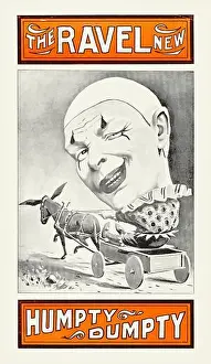 Old Advertisement Prints: The New Ravel- Humpty Dumpty (c 1910) The Ravel Brothers vaudeville act of Humpty Dumpty
