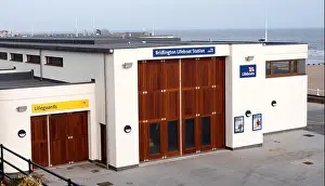 New Building Prints: The new RNLI Lifeboat Station on the sea front at Bridlington