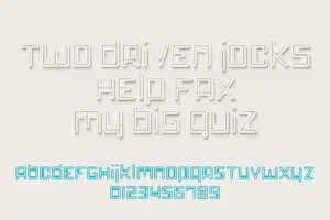 Numeral Prints: new set of stylish, 3d effect alphabet letters and numbers