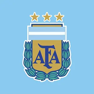 World Cup Prints: New shield of the AFA. Argentine Football Association