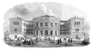 Illustrated London News Prints: The new Storthing House, Christiania