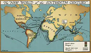 Colonies Prints: The new world of the 16th century