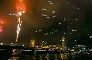 Festivals Prints: NEW YEARS EVE 1999 INTO 2000 MILLENNIUM CELEBRATIONS