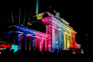 Midnight Prints: New Year's Eve at the Brandenburg Gate in Berlin 2000 - the Millennium