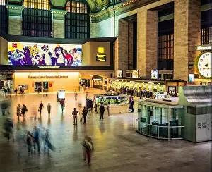 Transportations Prints: New York 1980s, Grand Central Terminal train station