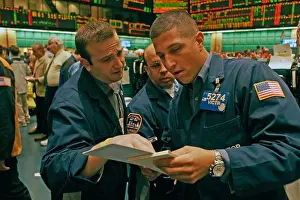 Commodity Prints: New York Board of Trade commodities floor