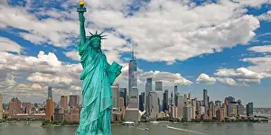 Statue Of Liberty Prints: New York City landmark with famous monument