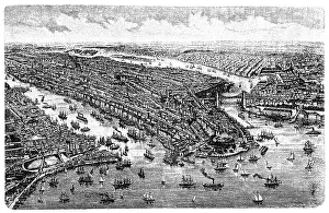 Wood Engraving Prints: New York, , (encyclopedia, 1893)