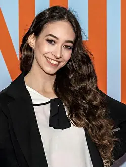 Red Carpet Prints: New York, NY - Feb 12, 2020: Sasha Anne attends the premiere of 'Downhill' at SVA Theater
