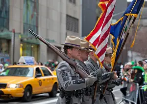 Celebrate Prints: NEW YORK, NY, USA - MAR 16: Police at the St