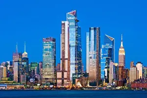 New York Prints: New York Skyline Hudson Yards West Side